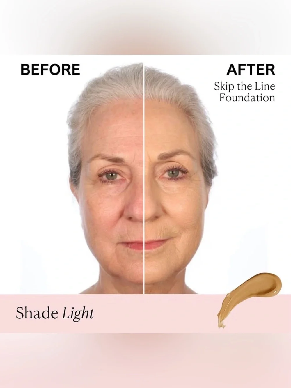 NIB Nakery Beauty Skip the Line Plumping Velvet Foundation - Light Shade